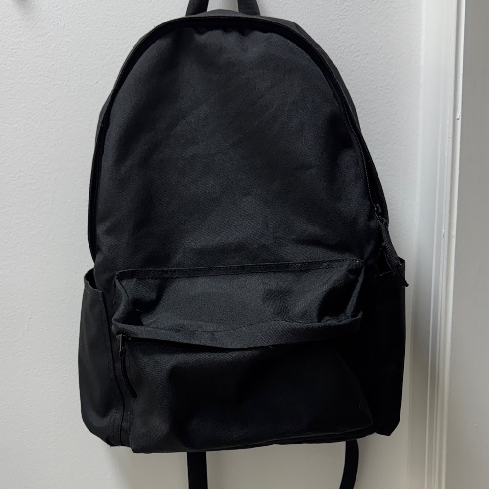 Muji Elegant Black Backpack